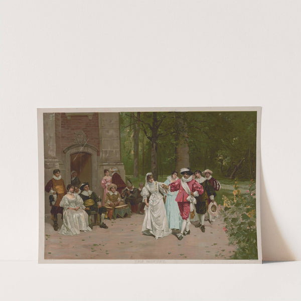 The minuet (1893) by Knapp & Co.