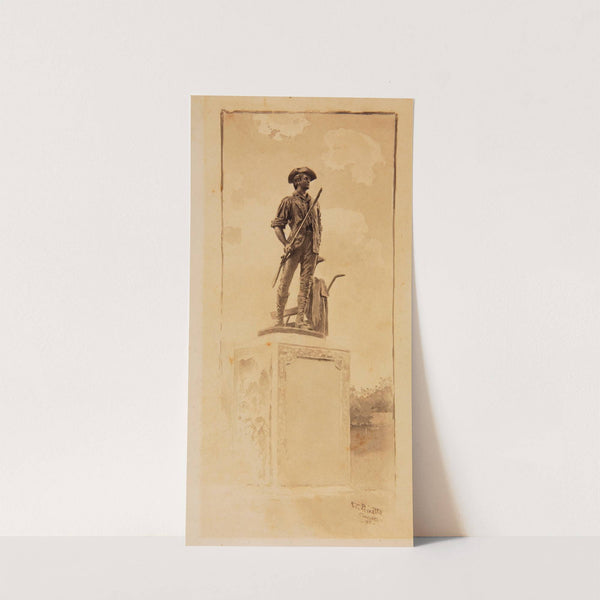 The Minute Man Monument (1897) by Ernest Peixotto