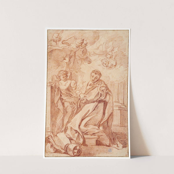 The miracle of Saint Louis Beltram by François Boucher