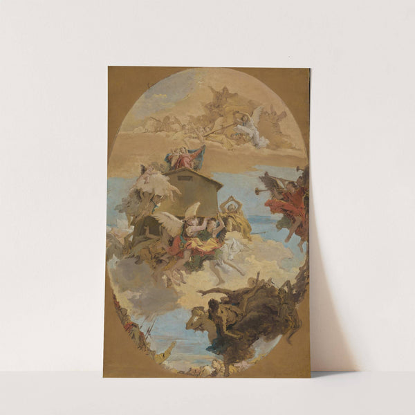 The Miracle of the Holy House of Loreto (1743) by Giovanni Battista Tiepolo