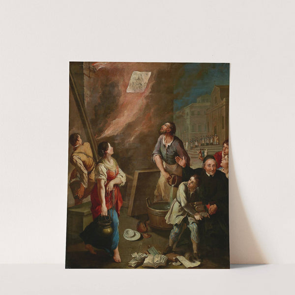 The Miracle of the Madonna of the Fire by Aureliano Milani