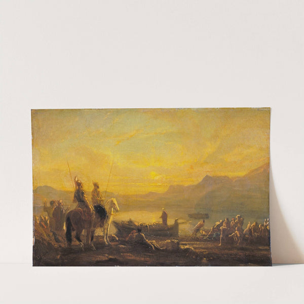 The Miraculous Draught of Fishes (c. 1853) by Alexandre-Gabriel Decamps