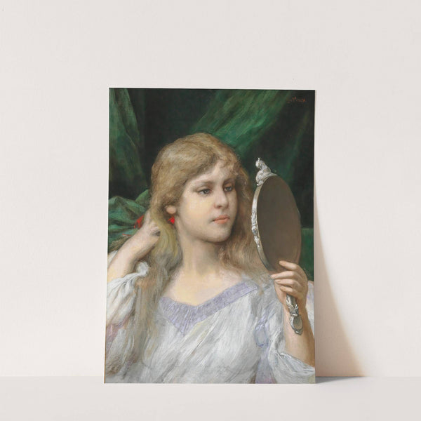 The Mirror by Gabriel von Max