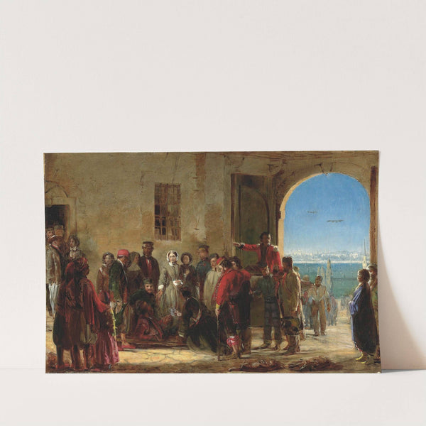The Mission Of Mercy; Florence Nightingale Receiving The Wounded At Scutari (1857) by Jerry Barrett