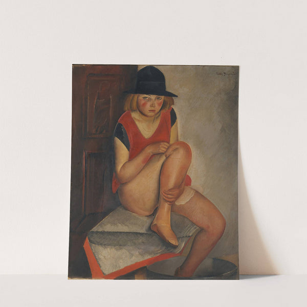 The Model (circa 1926) by Boris Grigoriev