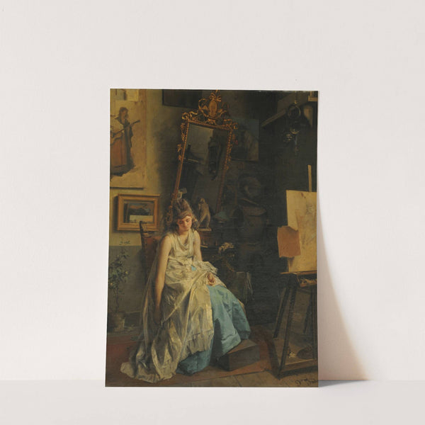 The model by Domenico Induno