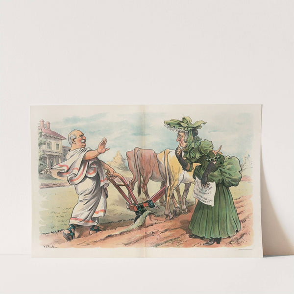 The modern Cincinnatus, who will not leave his plough by John Samuel Pughe