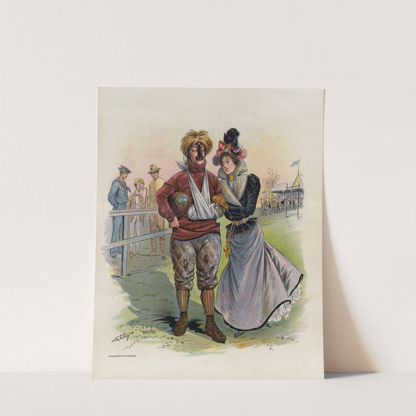 The modern maid – as changeable as the seasons (1898) by Samuel Ehrhart