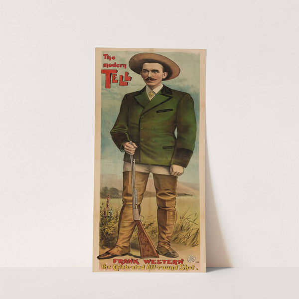 The Modern Tell Frank Western (1880-1900) by Adolf Friedländer Lith.