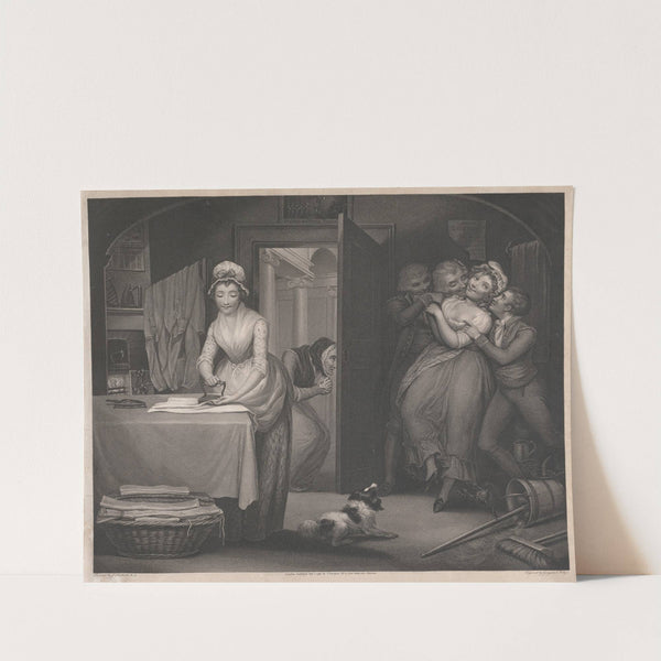 The Modest Girl and the Wanton; Fellow Servants in a Gentleman’s House (1797) by James Northcote