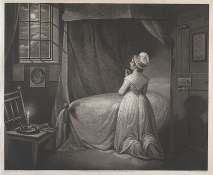 The Modest Girl in her Bed Chamber (1797)