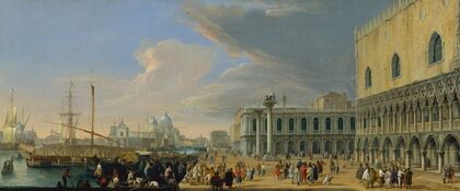 The Molo, Venice, Looking West (ca. 1709)
