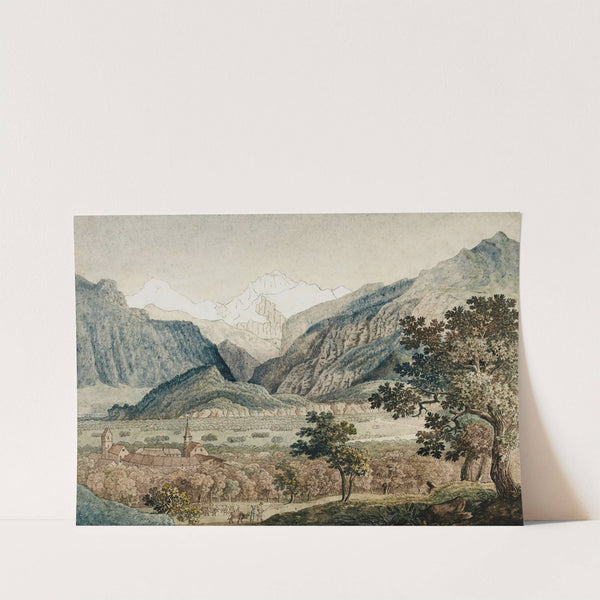 The Mönch And Jungfrau Seen From Unterseen by Joseph Anton Koch