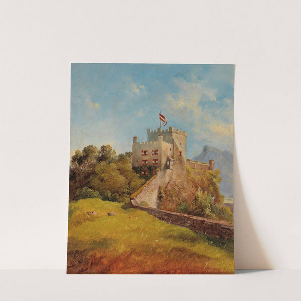 The Mönchsberg in Salzburg (1868) by Friedrich Zeller