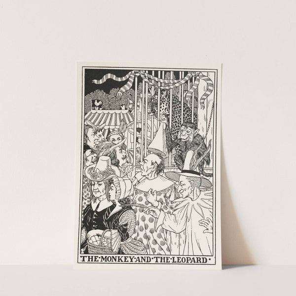 The Monkey and the Leopard (1900) by Percy J. Billinghurst