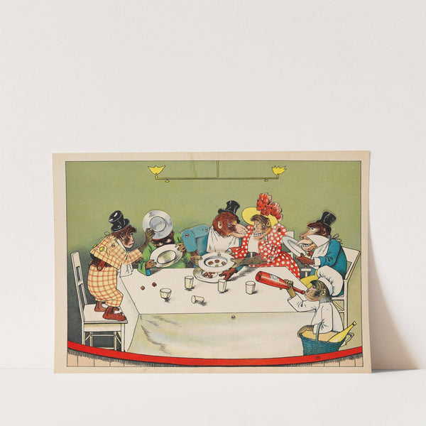 The monkey theatre by Lothar Meggendorfer