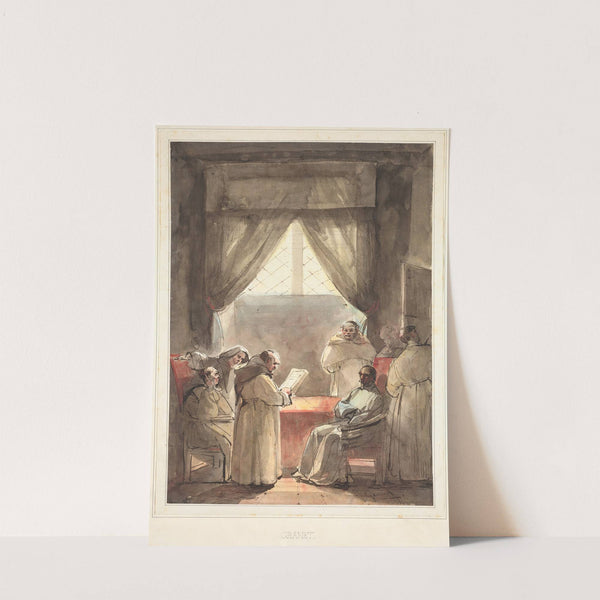 The Monks (c. 1802–30) by François-Marius Granet