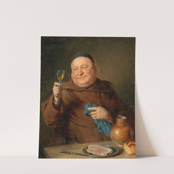 The Monk’S Meal (1913) by Eduard von Grützner