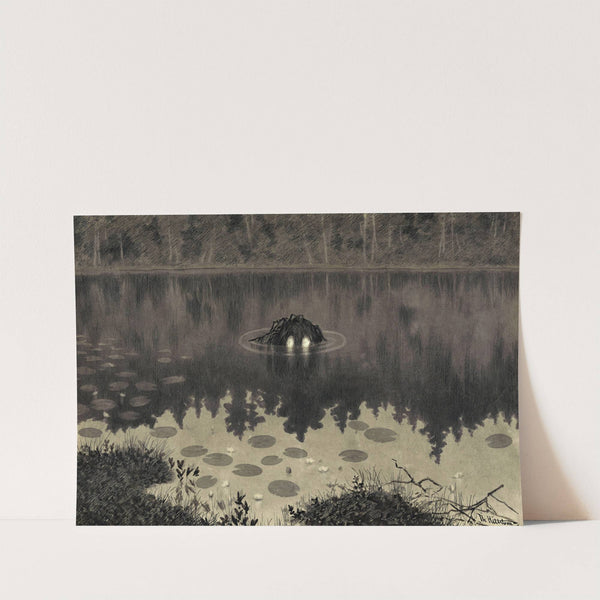 The Monster of the Lake by Theodor Kittelsen