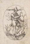 The Month of February; Man Pruning a Tree