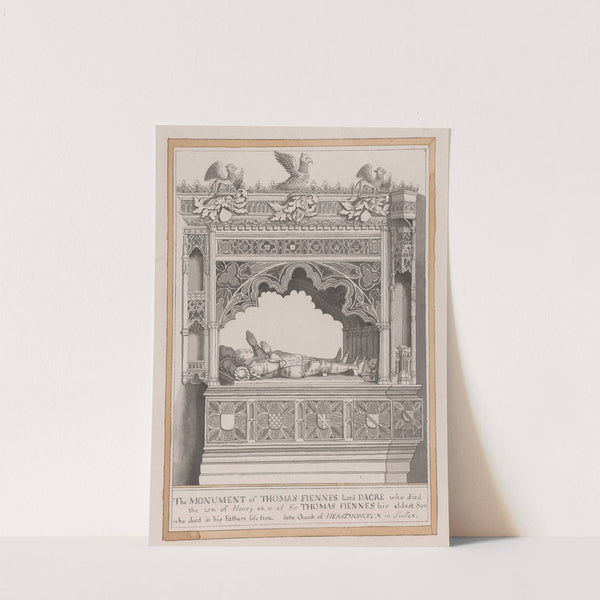 The Monument of Thomas Fiennes by James Lambert of Lewes