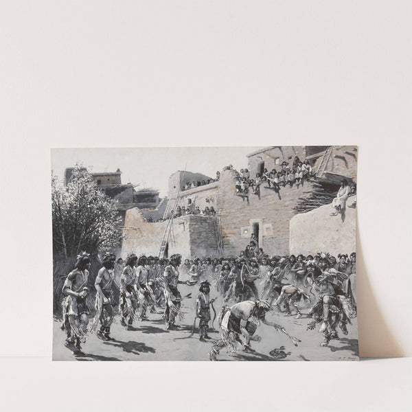 The Moqui Indian Snake Dance (circa 1889) by Henry Farny