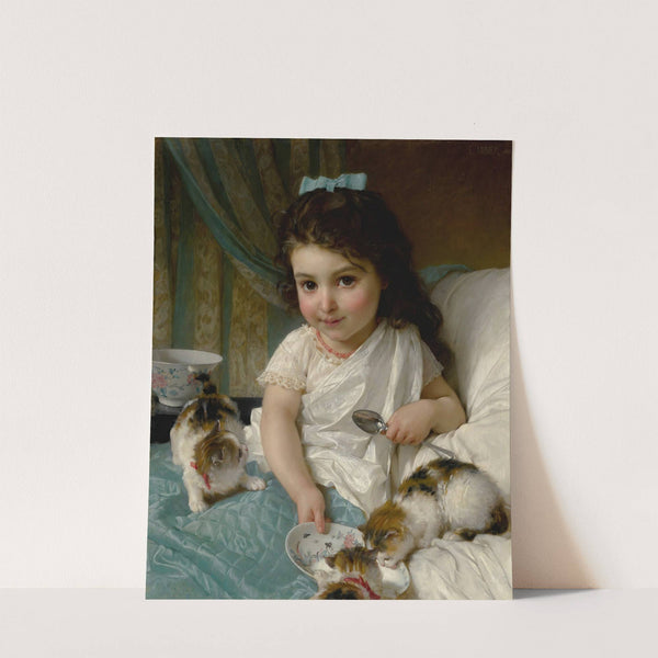 The Morning Meal (1880) by Émile Munier