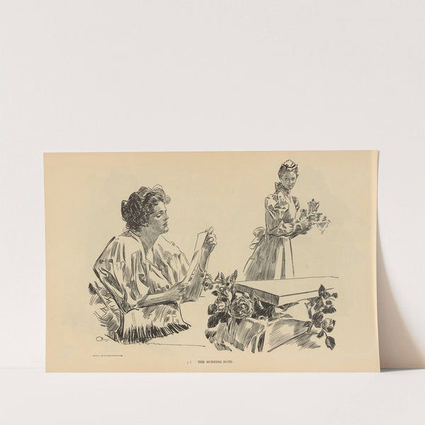 The morning note (1893-1900) by Charles Dana Gibson