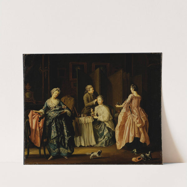 The Morning Toilet. Boudoir Scene by Pehr Hilleström