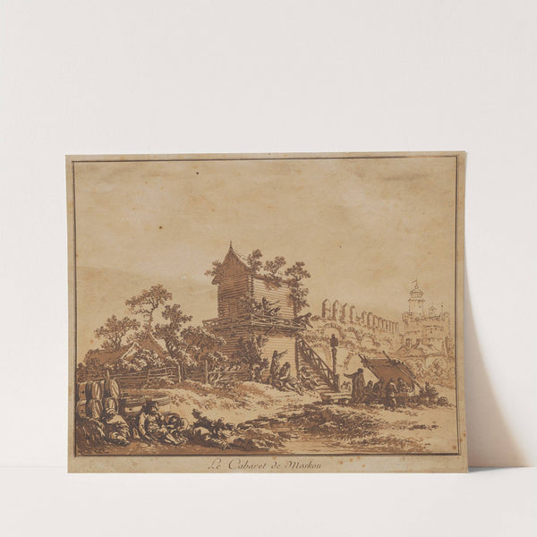 The Moscow Tavern (Le Cabaret de Moskou) (1773) by Jean-Baptiste Le Prince