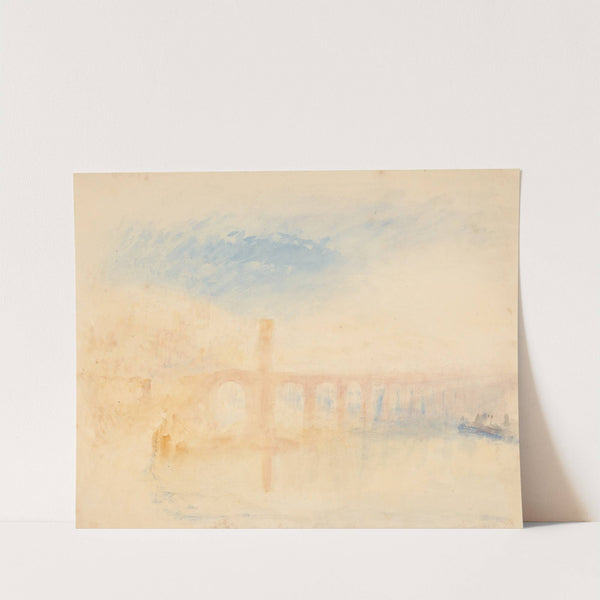 The Moselle Bridge, Coblenz (ca. 1842) by Joseph Mallord William Turner