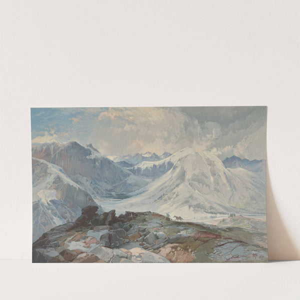 The Mosquito Trail, Rocky Mountains of Colorado, Elevation 12,000 feet. (1875) by Thomas Moran