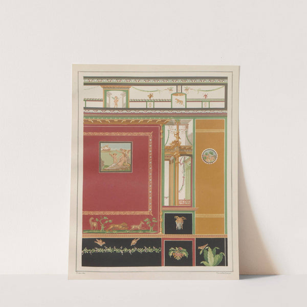 The most beautiful walls in Pompeii Pl.02 by Victor Steeger