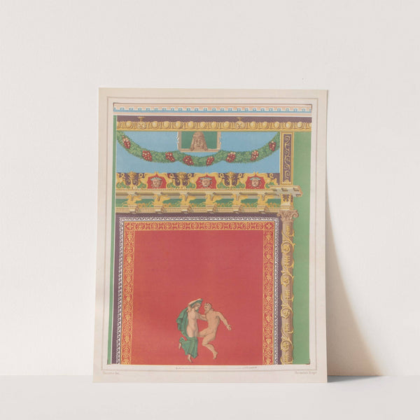 The most beautiful walls in Pompeii Pl.10 by Victor Steeger