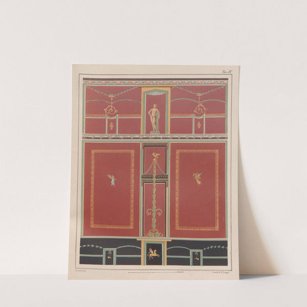 The most beautiful walls in Pompeii Pl.12 by Victor Steeger