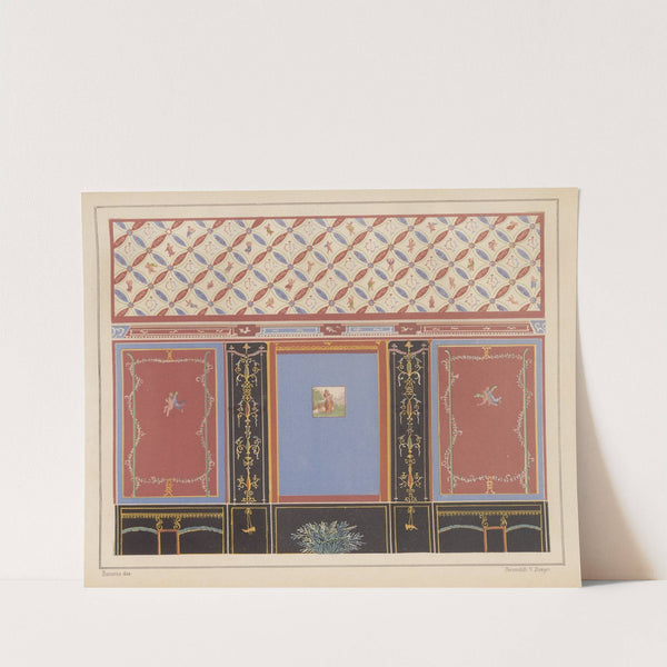 The most beautiful walls in Pompeii Pl.24 by Victor Steeger