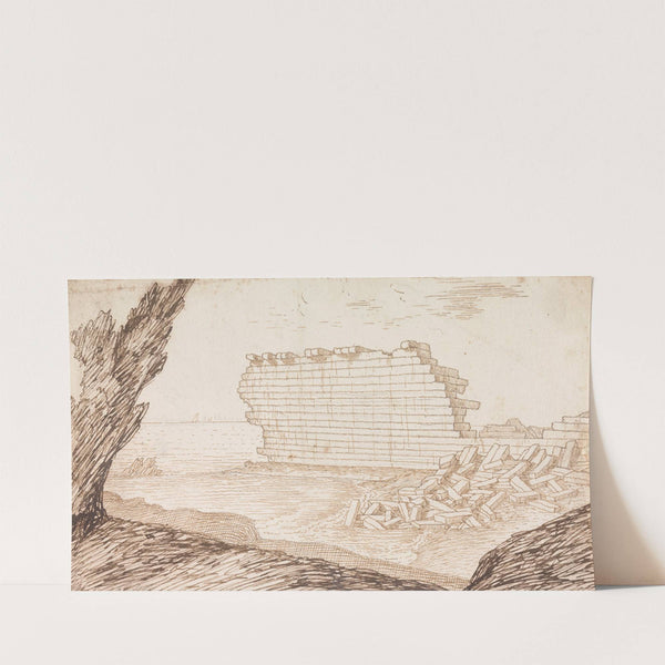 The Most Considerable Remains of the Walls of Gnatia (1777 to 1778) by Henry Swinburne