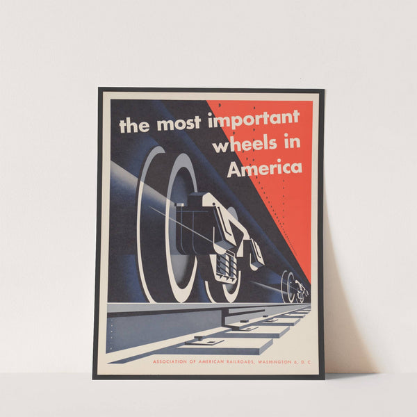 The most important wheels in America (1952) by Joseph Binder