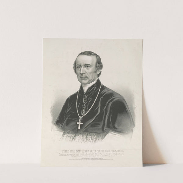 The most Rev. John Hughes, D.D.; first archbishop of New York (1864) by Currier & Ives.