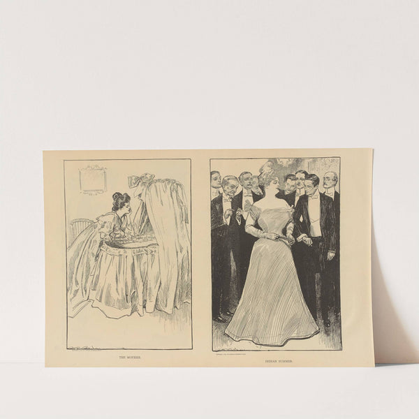 The mother. Indian summer (1893-1900) by Charles Dana Gibson