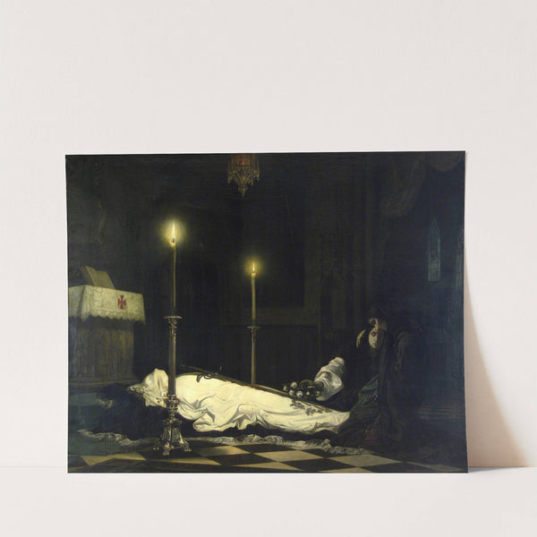 The Mourning of László Hunyadi by Viktor Madarász