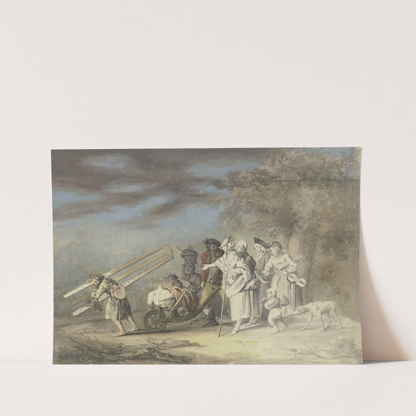 The moving artist by Gottlieb Welté