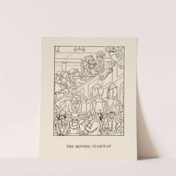 The moving stairway (1926) by William Ely Hill