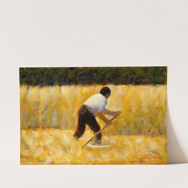 The Mower (1881–82) by Georges Seurat