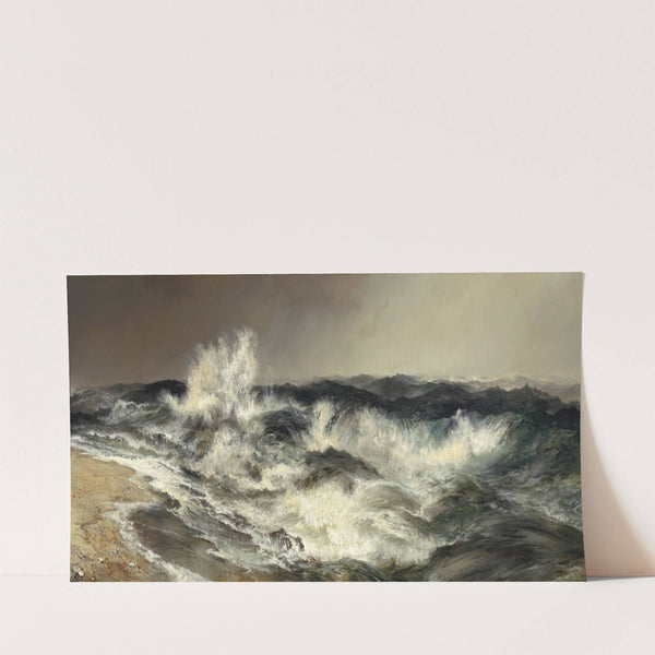 The Much Resounding Sea (1884) by Thomas Moran