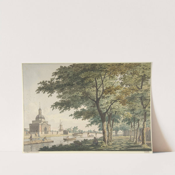 The Muiderpoort, Amsterdam, seen from the Plantage by Hendrick Keun