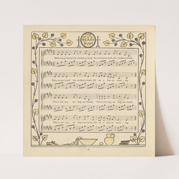 Ye Frog and Ye Crow (1876) by Walter Crane