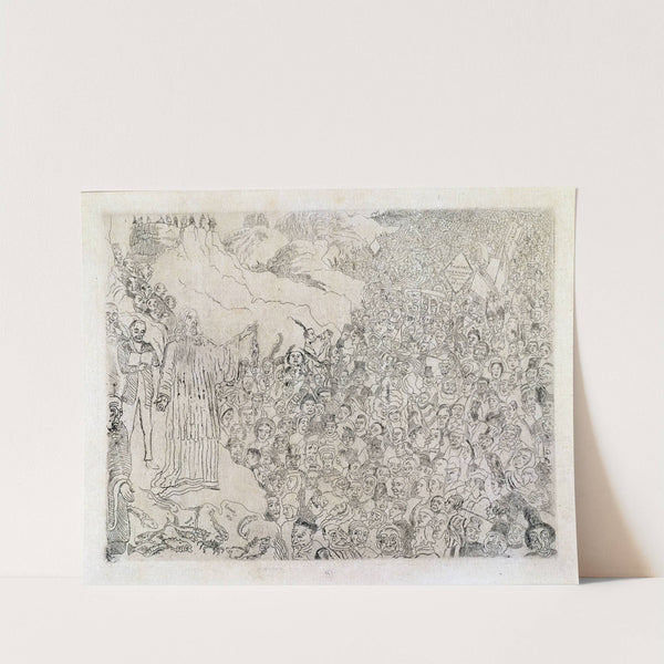 The Multiplication of the Fishes (1891) by James Ensor