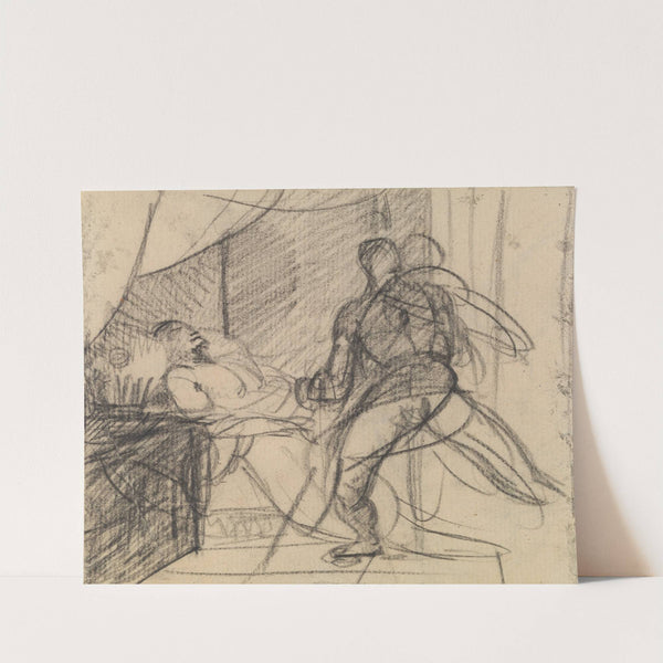 The Murder of Duncan - Macbeth with the Body (and Lady Macbeth Approaching) by Benjamin Robert Haydon