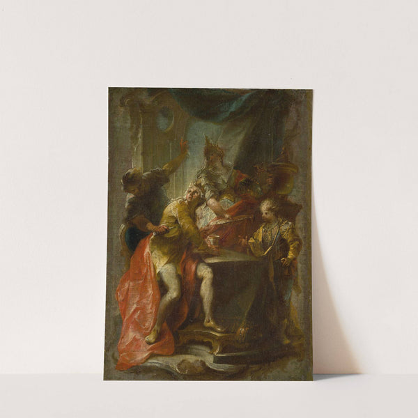 The Murder of Saint Edward, King and Martyr by Johann Wolfgang Baumgartner